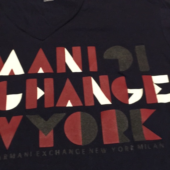 Mens A/X blue cotton shirt medium - Picture 8 of 8